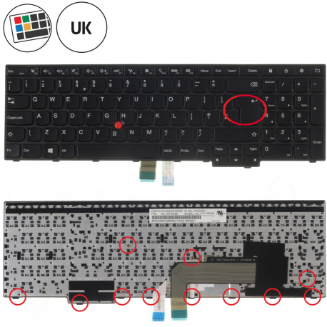 Lenovo ThinkPad Edge E550 20DF004CUS Tastatur