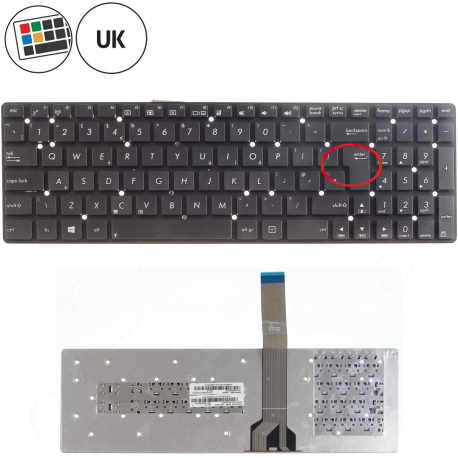 Copyright Terahertz s.r.o. Asus R752MA keyboard