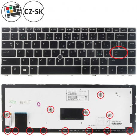 HP EliteBook Folio 9480m Keyboard