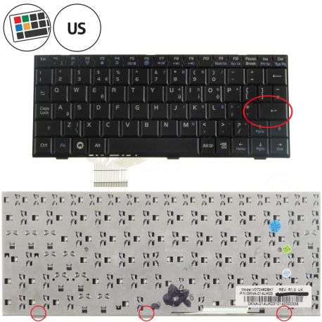 Asus Eee PC 901 Tastatur