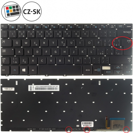 Copyright Terahertz s.r.o. Samsung NP740U3E keyboard