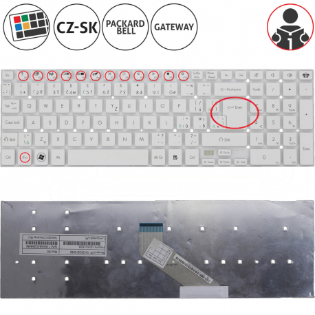 Acer Aspire V3-771G-9456 Tastatur