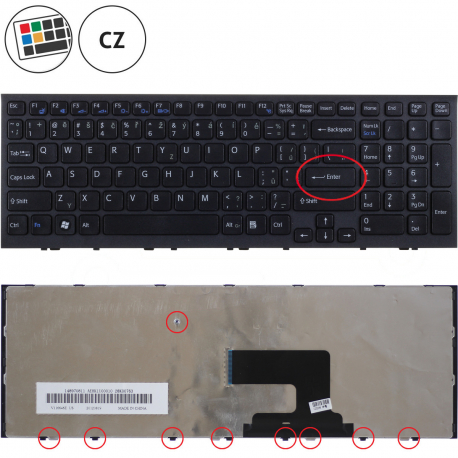Sony Vaio VPC-EH37FG/W Tastatur