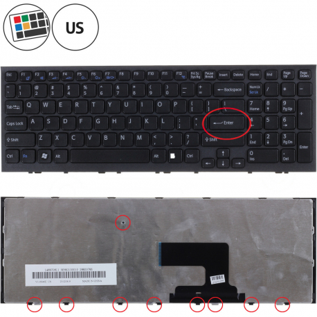 Sony Vaio VPC-EH28FW Tastatur