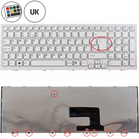 Sony Vaio VPC-EH2H1EB Tastatur