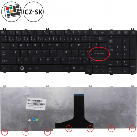 Toshiba Satellite C670-1D5 5200mAh Li-ion 10,8V Baterie pro notebook ...