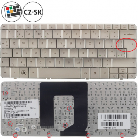 HP Pavilion dm1-1006tu Tastatur