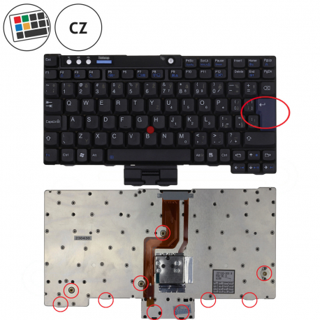  Lenovo ThinkPad X60s tastatur