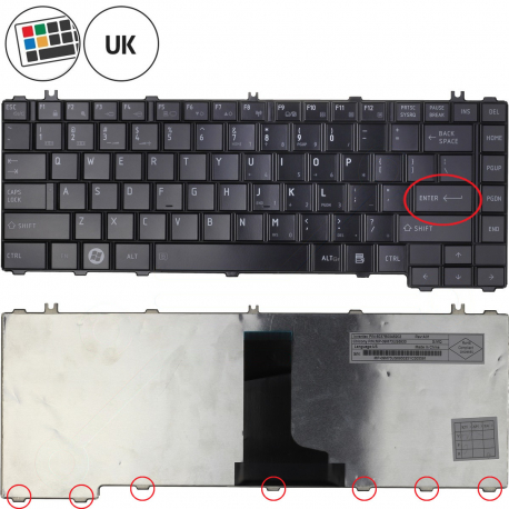 Toshiba Satellite L735-SP3102WL Tastatur