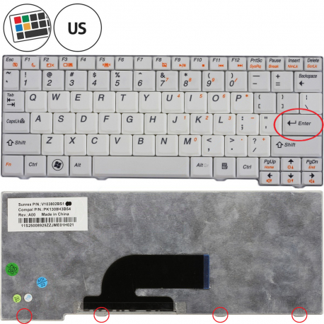 Lenovo IdeaPad S10-2 Klávesnica