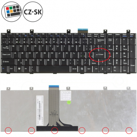 MSI EX629 Keyboard