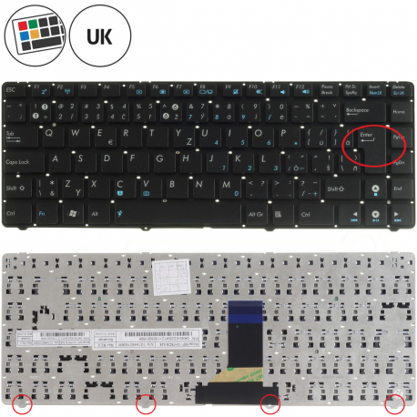 Asus U36SG tastatur