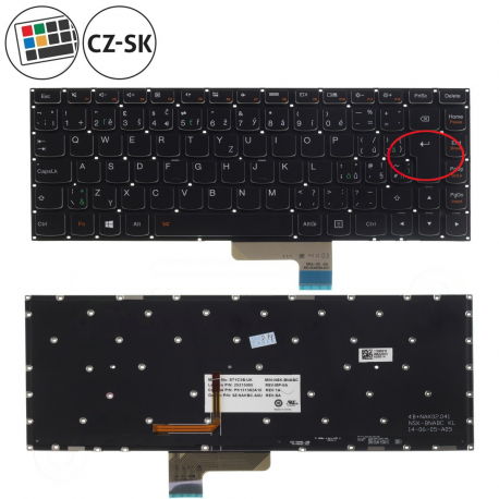 Copyright Terahertz s.r.o. Lenovo IdeaPad 500S-13ISK klávesnica