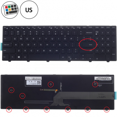 Dell Inspiron 7559 Keyboard