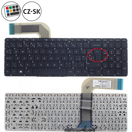 HP Pavilion 17-f248nf Klávesnica