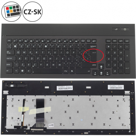 Asus G74SX-1ATY Keyboard