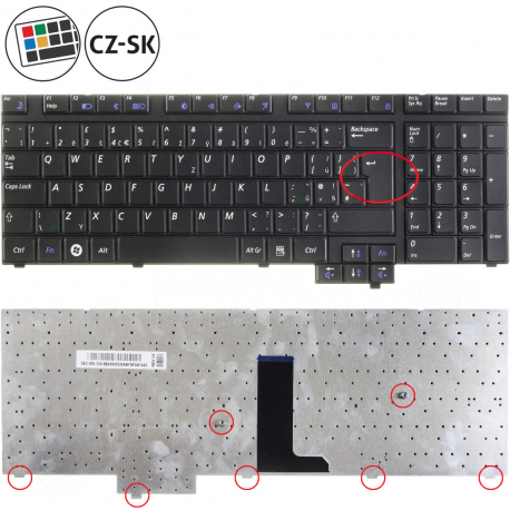 Samsung NP-R710 Keyboard