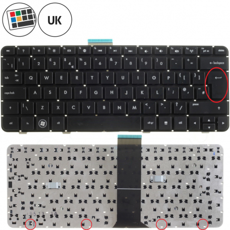 HP Pavilion dv3-4300sa Tastatur