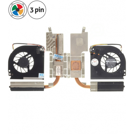 Copyright Terahertz s.r.o. Acer Extensa 5720G ventilátor s chladičem