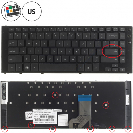 Copyright Terahertz s.r.o. HP ProBook 5320m klávesnice
