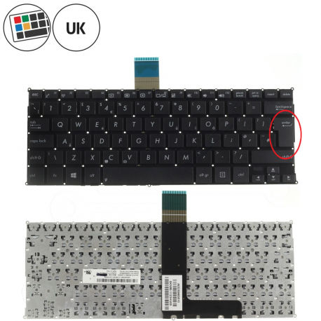 Asus R202MA Klávesnica