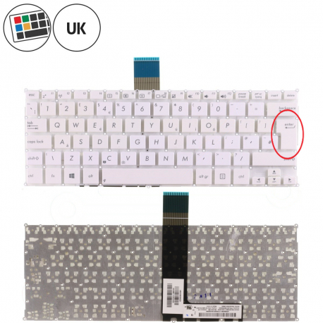 Asus F200CA Klávesnica