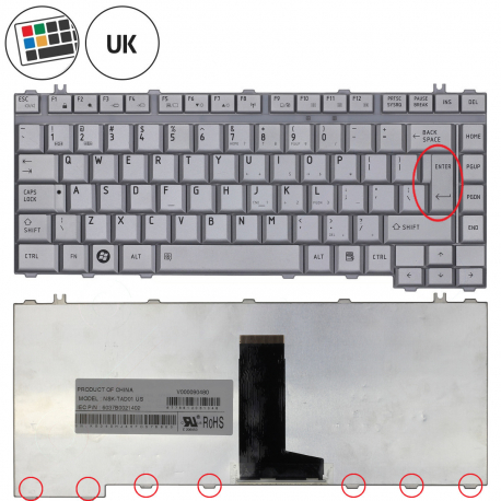 Toshiba Tecra A10-11M Keyboard