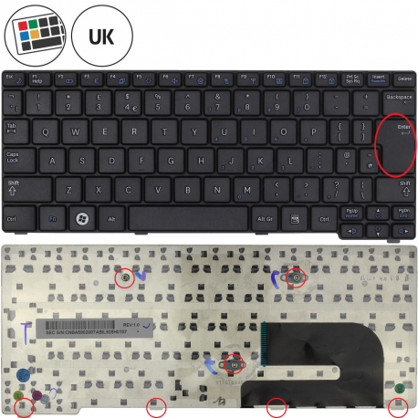 Samsung NP-N102 Klávesnica