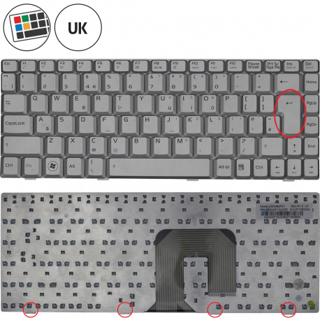 Asus X20 Klávesnica