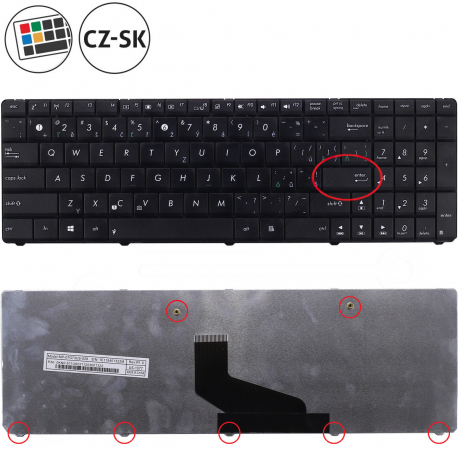 Asus X53XC Klávesnica