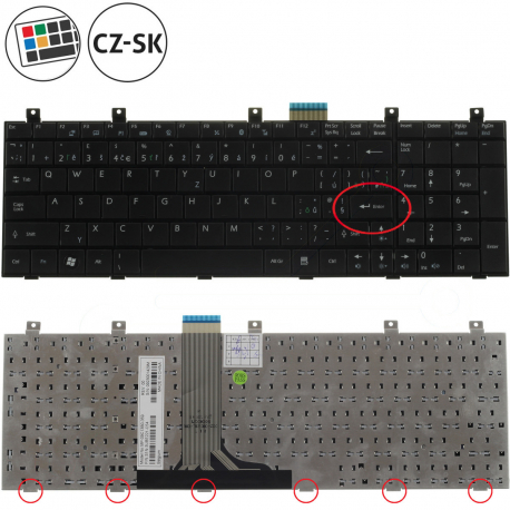 MSI A6000 Tastatur