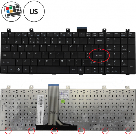 MSI VR602 Keyboard