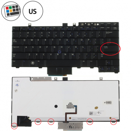 Copyright Terahertz s.r.o. Dell Latitude E6400 klávesnice