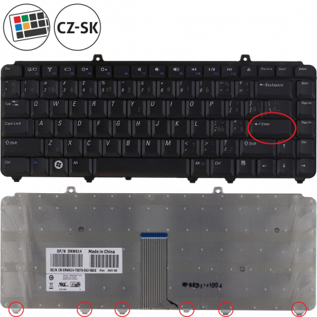 Copyright Terahertz s.r.o. Dell Inspiron 1545 klávesnica