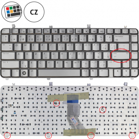 HP Pavilion dv5-1110ei Keyboard
