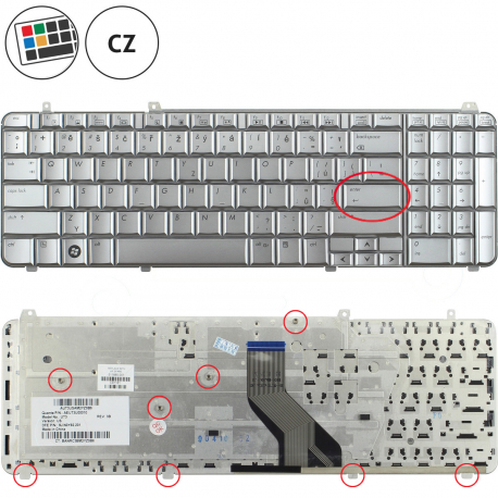 HP Pavilion dv6-2187LA Klávesnice