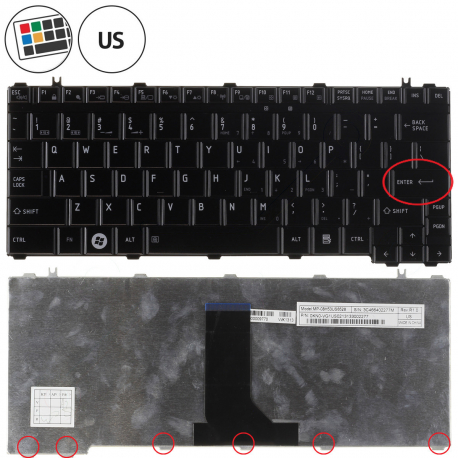 Toshiba Satellite u400-112 Tastatur