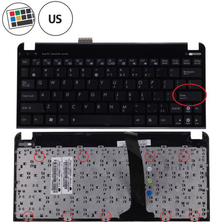 Asus Eee PC 1005HA-P Tastatur