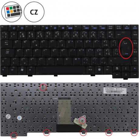Asus A6R Klávesnice