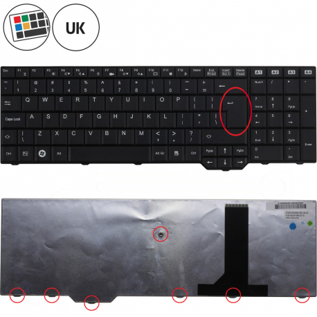 Fujitsu Siemens AMILO Xi 3670 Keyboard