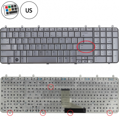 HP Pavilion dv7-1005eo Tastatur