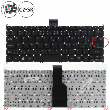 Copyright Terahertz s.r.o. Acer Aspire S3-951-52464G34NSS klávesnica