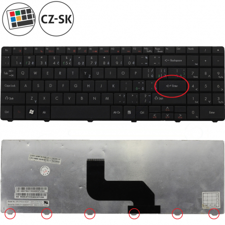 Packard Bell EasyNote LJ65-CT-019IT Klávesnica