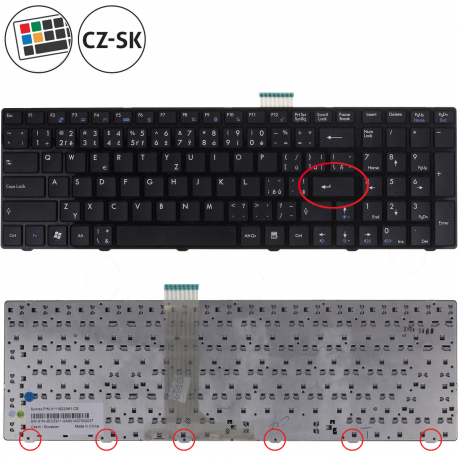 MSI VR601X Keyboard