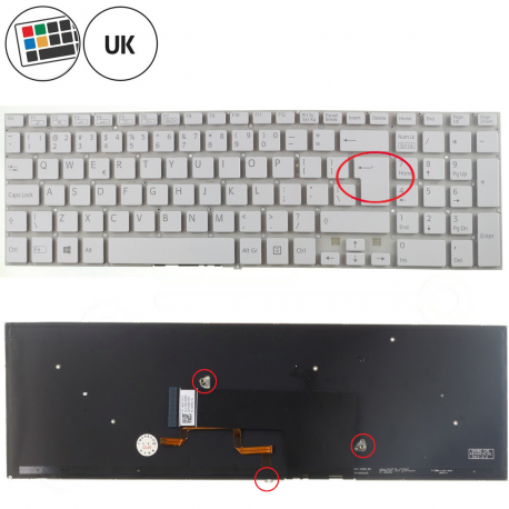 Sony Vaio SVF15N14CXB Keyboard