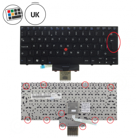 Lenovo ThinkPad X100e Klávesnice