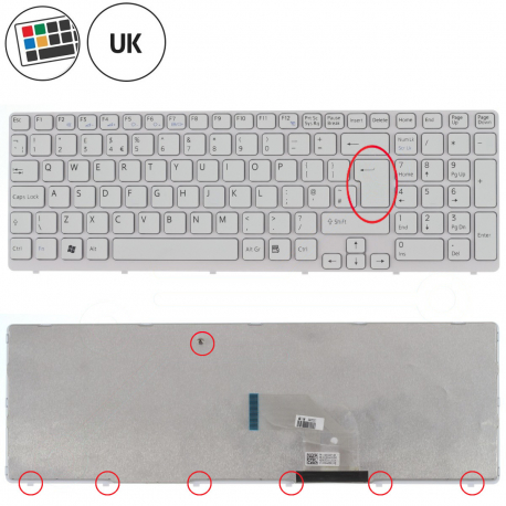 Sony Vaio SVE1512B1EW Keyboard