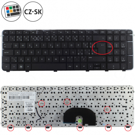 Copyright Terahertz s.r.o. HP Pavilion dv6-6150EC klávesnice