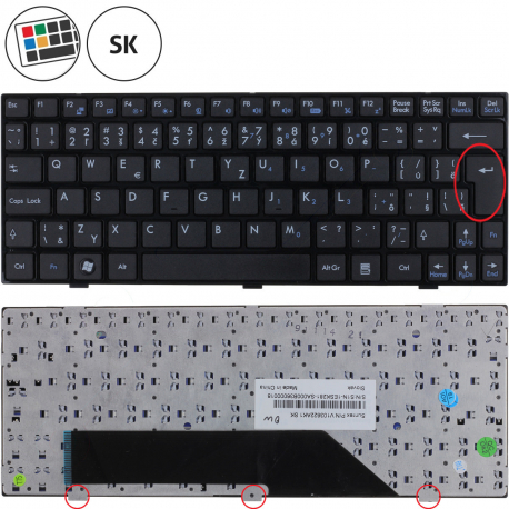  MSI MS-N104 tastatur