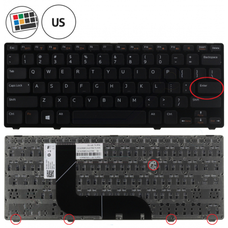 Copyright Terahertz s.r.o. Dell Inspiron 14z klávesnice